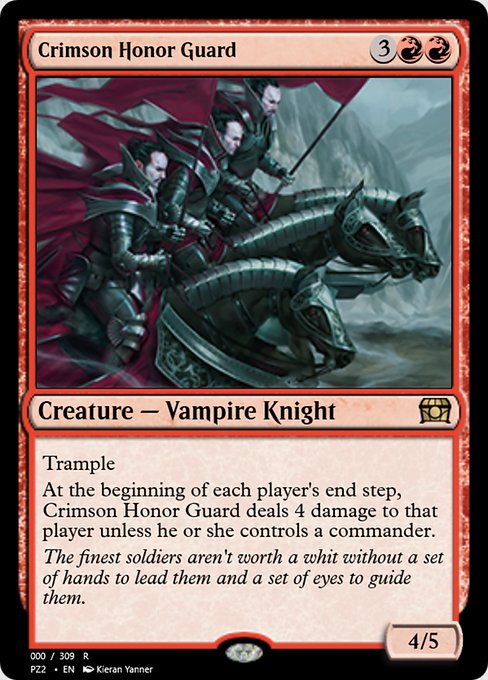Magic the Gathering Card - Crimson Honor Guard - MTG Circle