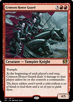 Magic the Gathering Card - Crimson Honor Guard - MTG Circle