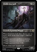 Magic the Gathering Card - Vindictive Lich - MTG Circle