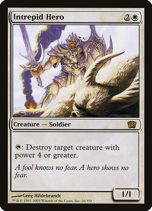 Magic the Gathering Card - Intrepid Hero - MTG Circle