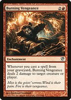 Magic the Gathering Card - Burning Vengeance - MTG Circle