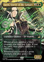 Magic the Gathering Card - Savra, Queen of the Golgari - MTG Circle