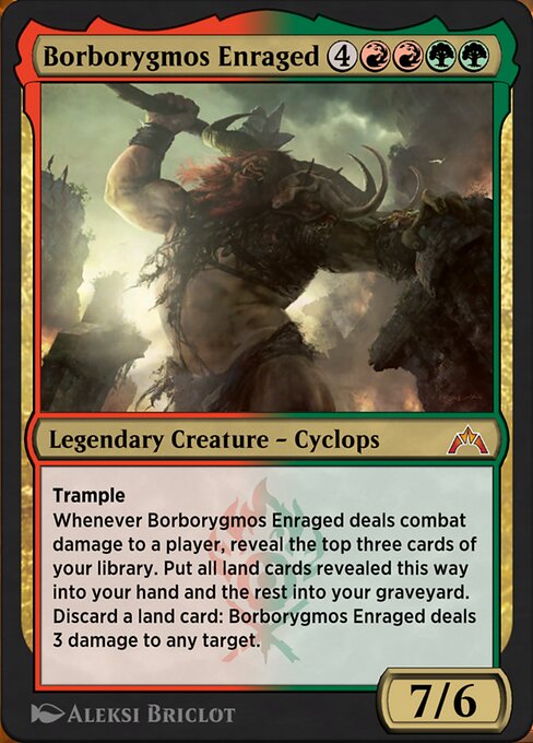 Magic the Gathering Card - Borborygmos Enraged - MTG Circle