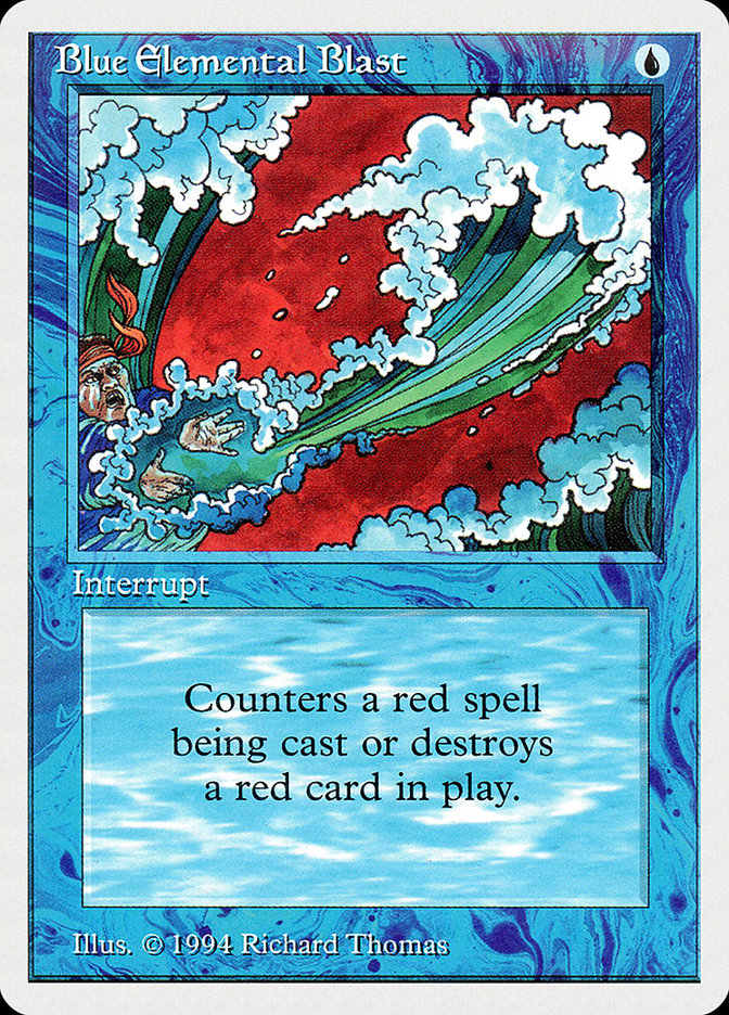 Magic the Gathering Card - Blue Elemental Blast - MTG Circle