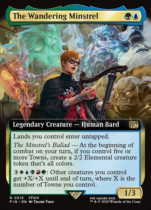 Magic the Gathering Card - The Wandering Minstrel - MTG Circle