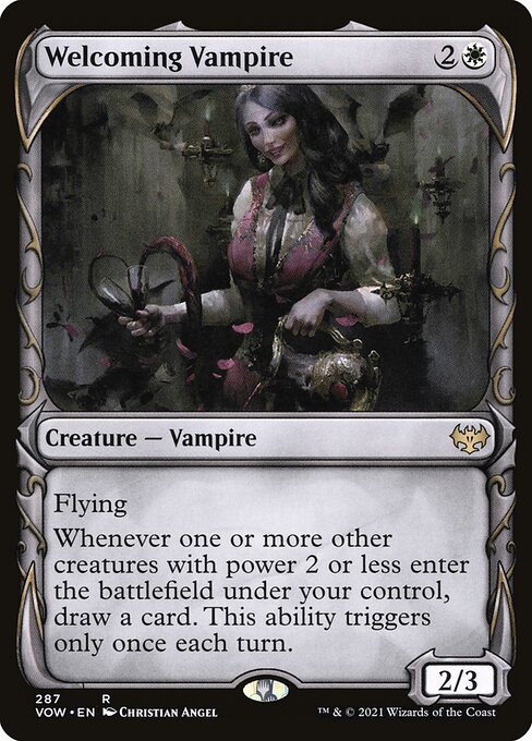 Magic the Gathering Card - Welcoming Vampire - MTG Circle