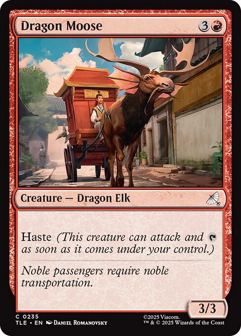 Magic the Gathering Card - Dragon Moose - MTG Circle