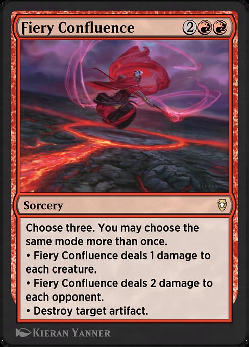 Magic the Gathering Card - Fiery Confluence - MTG Circle
