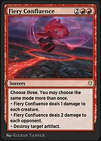 Magic the Gathering Card - Fiery Confluence - MTG Circle