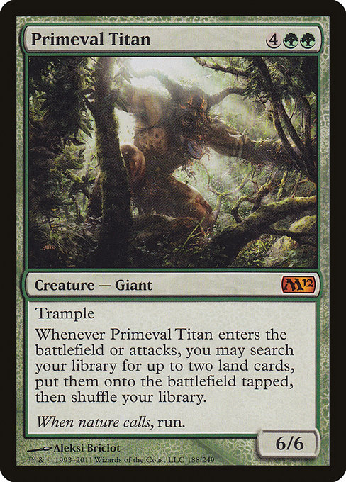 Magic the Gathering Card - Primeval Titan - MTG Circle