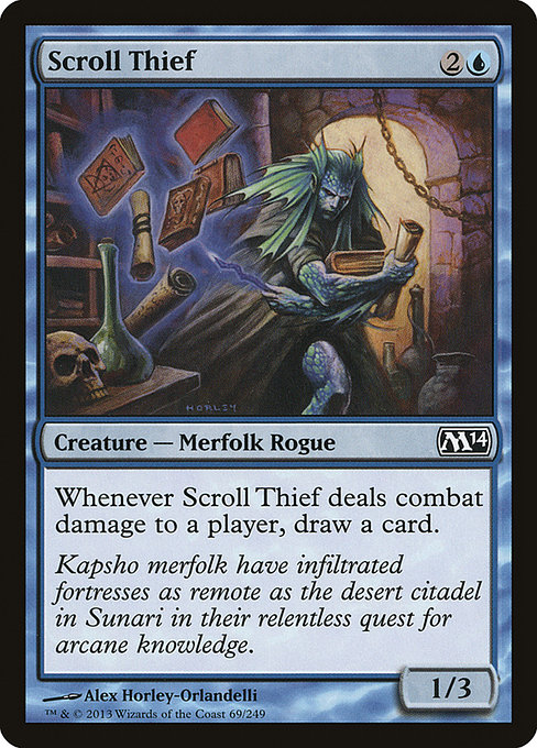 Magic the Gathering Card - Scroll Thief - MTG Circle