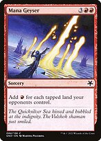 Magic the Gathering Card - Mana Geyser - MTG Circle