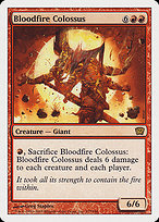 Magic the Gathering Card - Bloodfire Colossus - MTG Circle