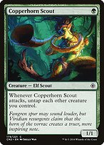 Magic the Gathering Card - Copperhorn Scout - MTG Circle