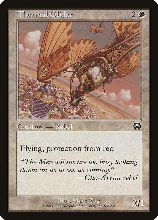 Magic the Gathering Card - Thermal Glider - MTG Circle