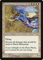 Magic the Gathering Card - Dawn Elemental - MTG Circle