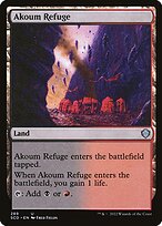 Magic the Gathering Card - Akoum Refuge - MTG Circle