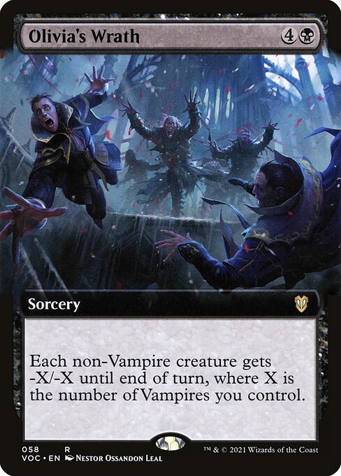 Magic the Gathering Card - Olivia's Wrath - MTG Circle