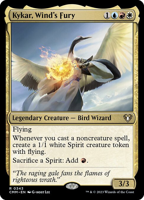 Magic the Gathering Card - Kykar, Wind's Fury - MTG Circle
