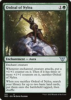 Magic the Gathering Card - Ordeal of Nylea - MTG Circle