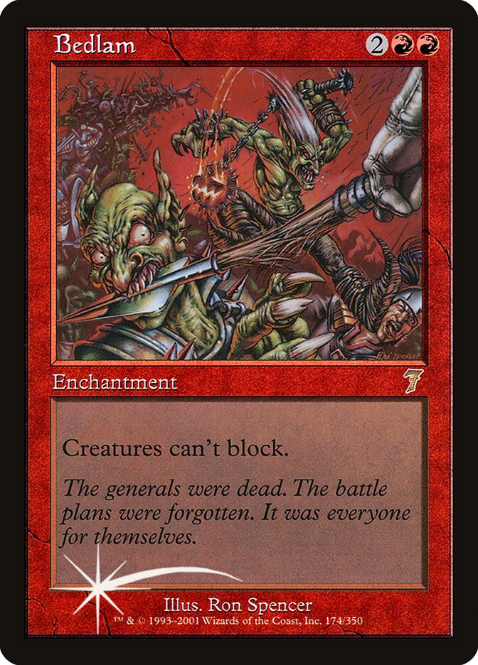 Magic the Gathering Card - Bedlam - MTG Circle