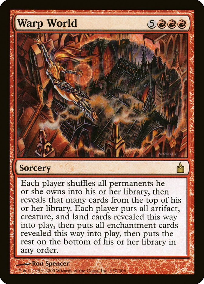 Magic the Gathering Card - Warp World - MTG Circle