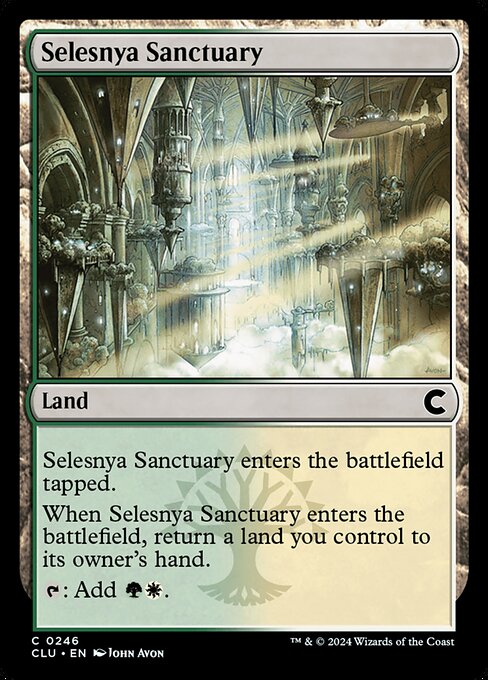 Magic the Gathering Card - Selesnya Sanctuary - MTG Circle