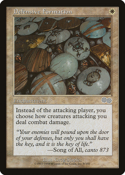 Magic the Gathering Card - Defensive Formation - MTG Circle