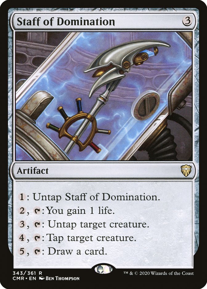 Magic the Gathering Card - Staff of Domination - MTG Circle