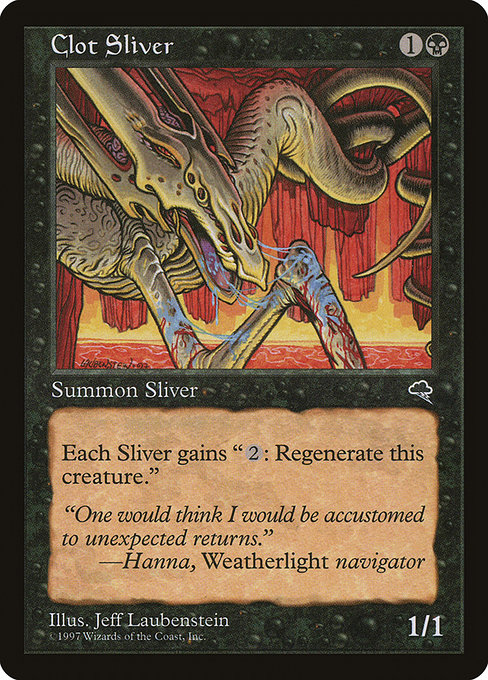 Magic the Gathering Card - Clot Sliver - MTG Circle