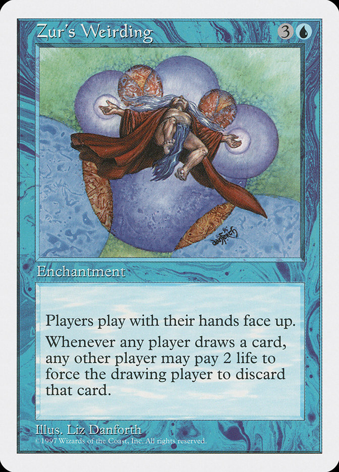 Magic the Gathering Card - Zur's Weirding - MTG Circle