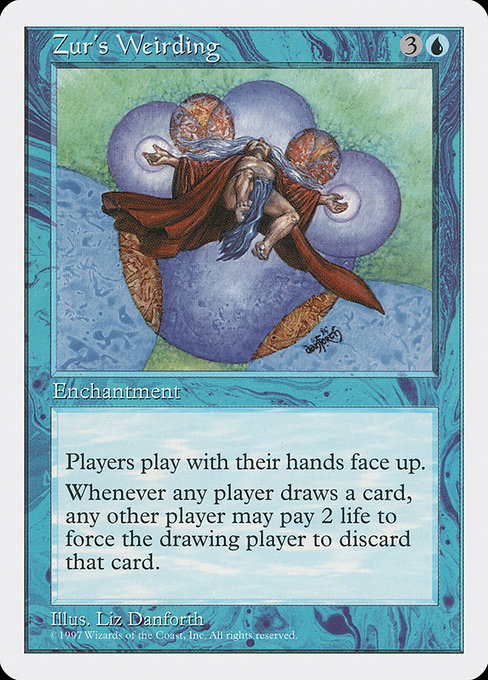 Magic the Gathering Card - Zur's Weirding - MTG Circle