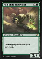 Magic the Gathering Card - Ramunap Excavator - MTG Circle