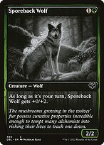Magic the Gathering Card - Sporeback Wolf - MTG Circle