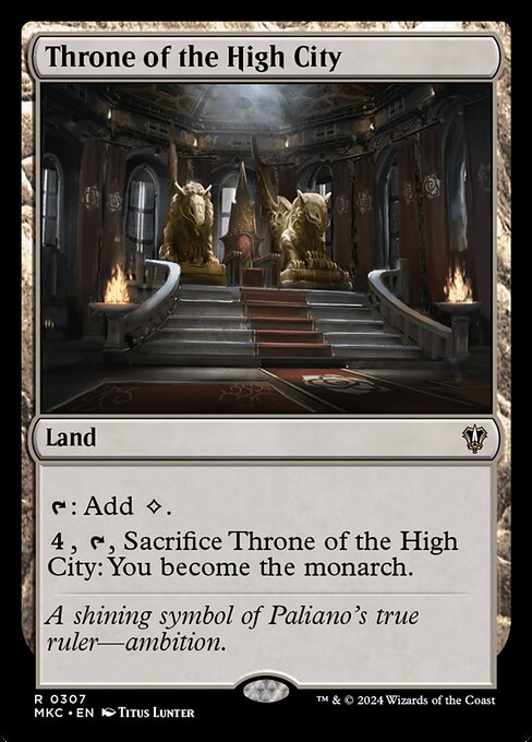Magic the Gathering Card - Throne of the High City - MTG Circle
