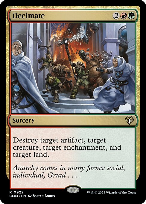 Magic the Gathering Card - Decimate - MTG Circle