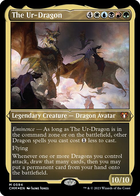 Magic the Gathering Card - The Ur-Dragon - MTG Circle