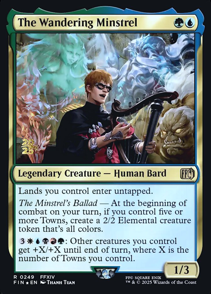 Magic the Gathering Card - The Wandering Minstrel - MTG Circle