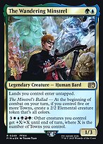 Magic the Gathering Card - The Wandering Minstrel - MTG Circle