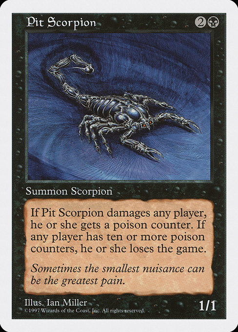 Magic the Gathering Card - Pit Scorpion - MTG Circle
