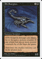 Magic the Gathering Card - Pit Scorpion - MTG Circle