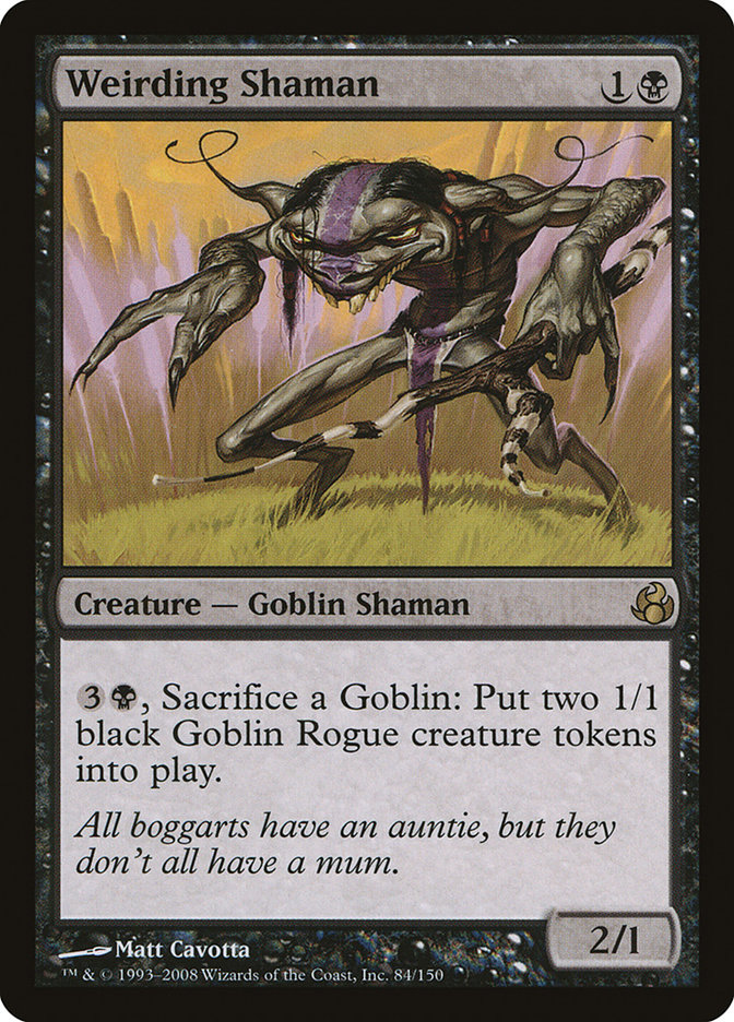 Magic the Gathering Card - Weirding Shaman - MTG Circle