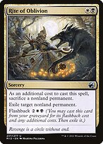 Magic the Gathering Card - Rite of Oblivion - MTG Circle