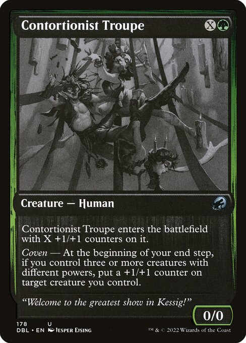 Magic the Gathering Card - Contortionist Troupe - MTG Circle