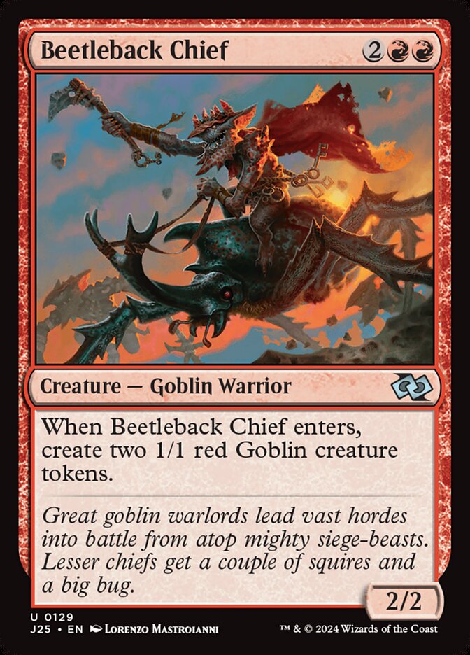 Magic the Gathering Card - Beetleback Chief - MTG Circle