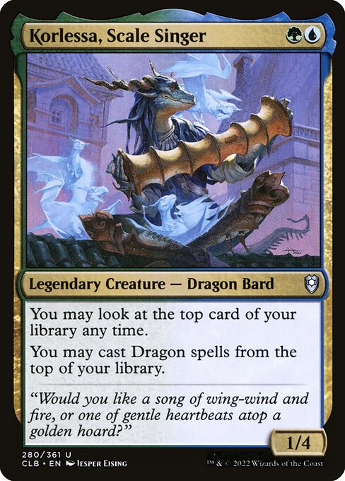 Magic the Gathering Card - Korlessa, Scale Singer - MTG Circle