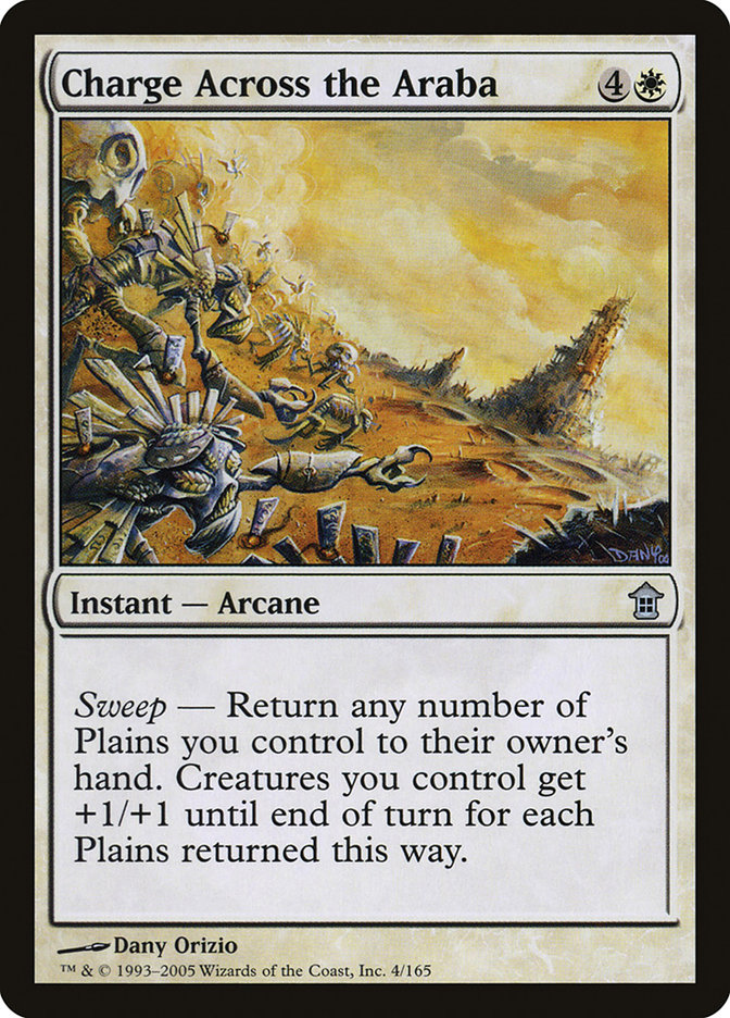 Magic the Gathering Card - Charge Across the Araba - MTG Circle