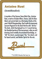 Magic the Gathering Card - Antoine Ruel Bio - MTG Circle