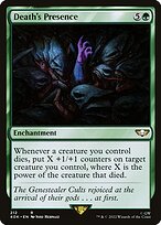 Magic the Gathering Card - Death's Presence - MTG Circle