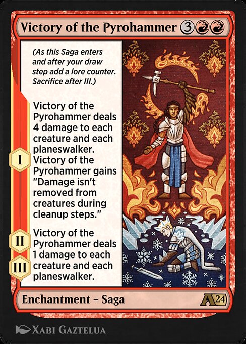 Magic the Gathering Card - Victory of the Pyrohammer - MTG Circle